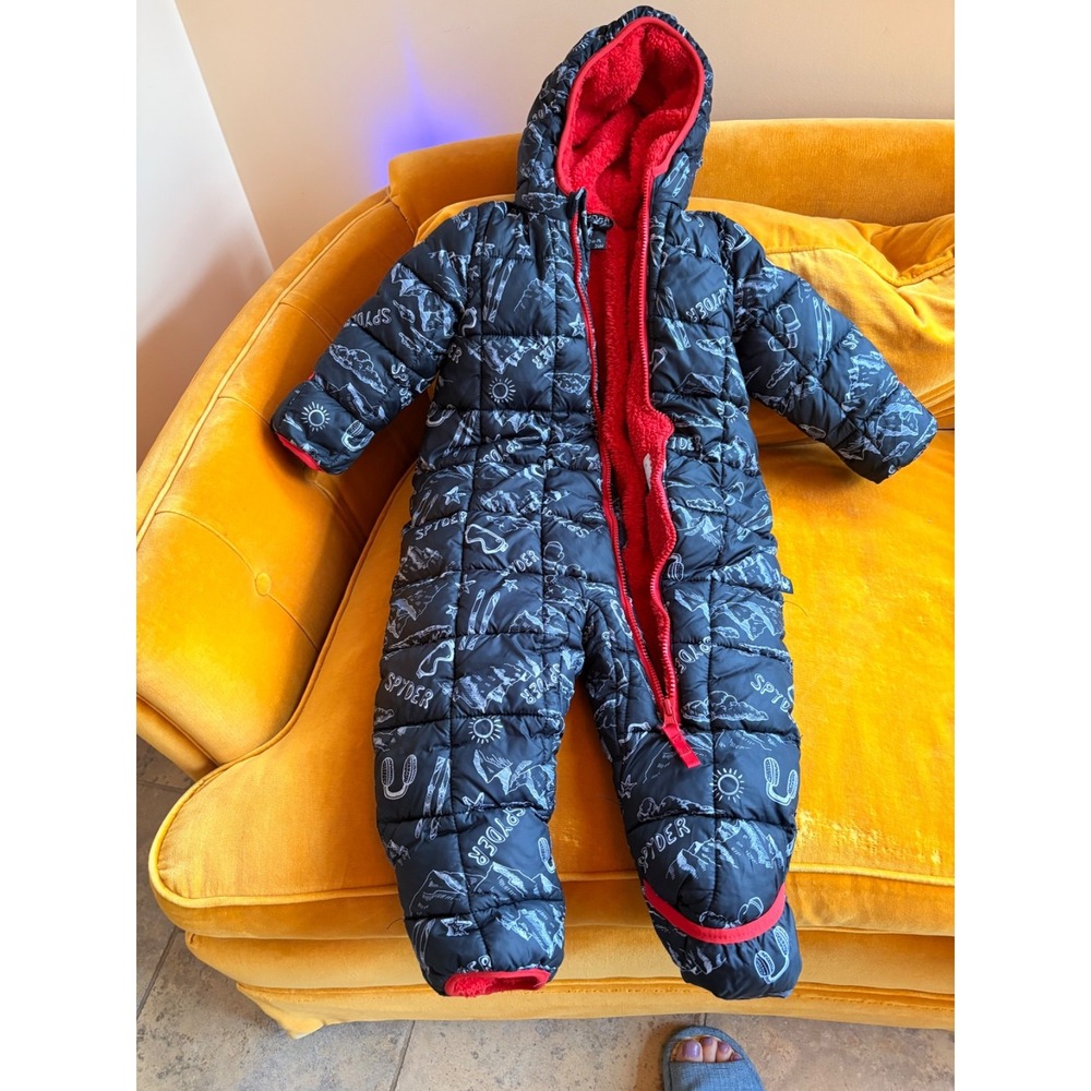 Spyder Toddler Snowsuit Size 24M 24 Month 2T Boys Girls Fleece Lined One Piece